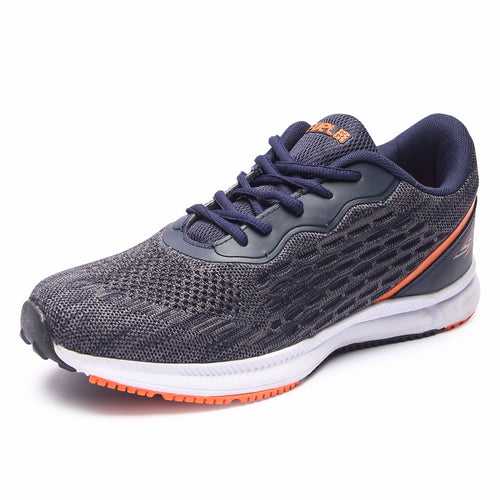 FUEL Pilot Navy Orange Men's Sneakers for Walking/Running | Comfortable, Lightweight & Breathable, Dailywear | Gents Stylish Footwear