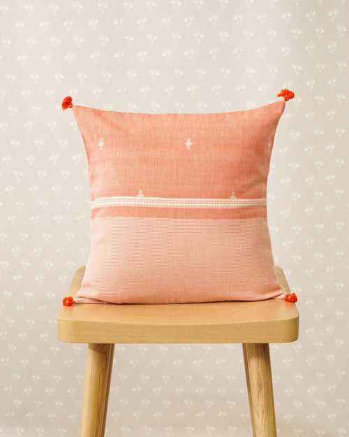 Sunset Cushion Cover, Apricot ( 16"x16" )