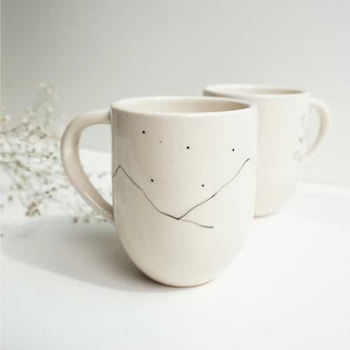 Hills & Wildflowers Coffee Mugs (Set of 2)