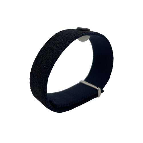 Acupressure Anti-Anxiety Bracelet- Adjustable Sleep Aid- Natural Relief- Calming Band (single) Black