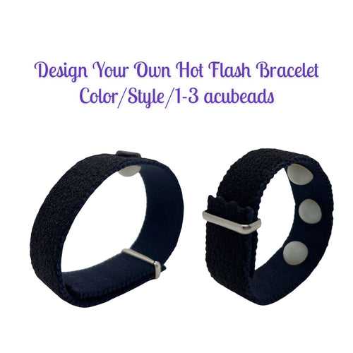 Hot Flash Relief Band- Adjustable Mood Bracelet- Menopause Relief- Choose your Style- (single)