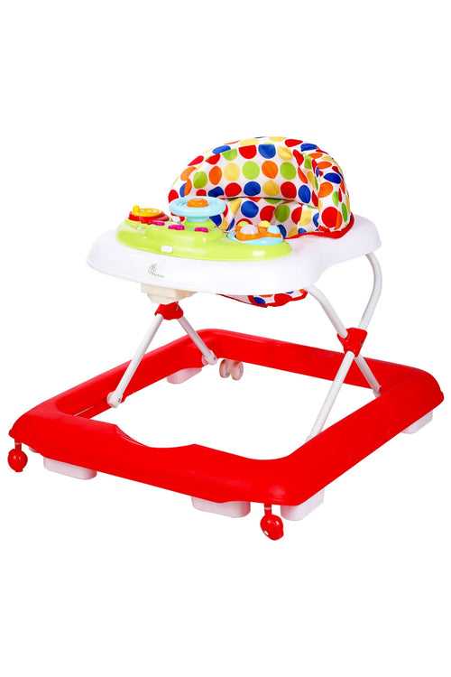 Step Up Anti Fall Baby Walker with Adjustable Height and Musical Toy Bar for Baby