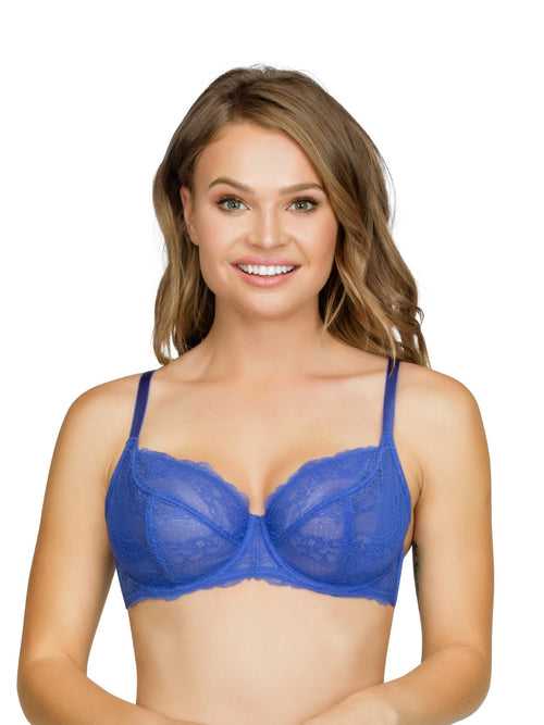 Amour Unlined Wire Bra - Dazzling Blue - A1472