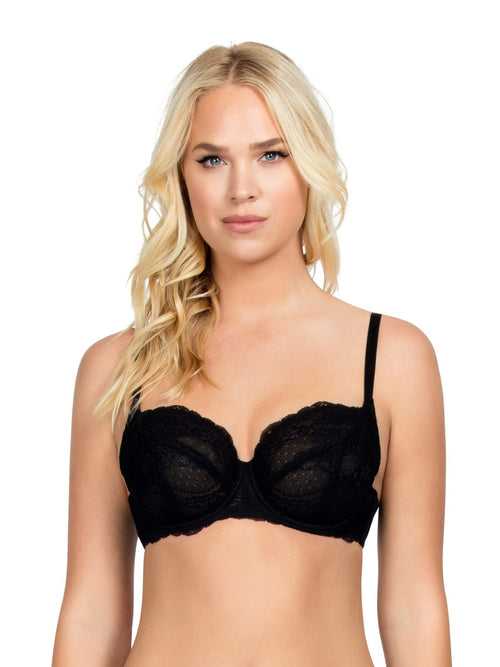 Amour Unlined Wire Bra - Black - A1472