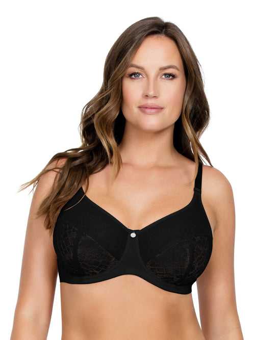 Enora Minimizer Bra - Black - P5272