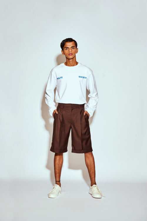 FORMAL PLEATED SHORTS