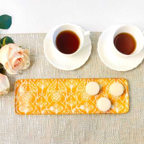 Long Serving Tray - Yellow