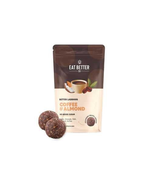 Better Laddoos Coffee & Almonds - 70g - Eat Better