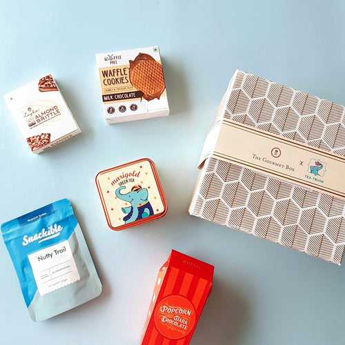 Tea & Treats Gift Box - Tea Trunk x The Gourmet Box (Free Shipping)