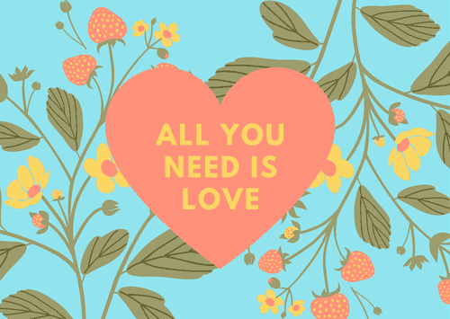 All you need is Love Card
