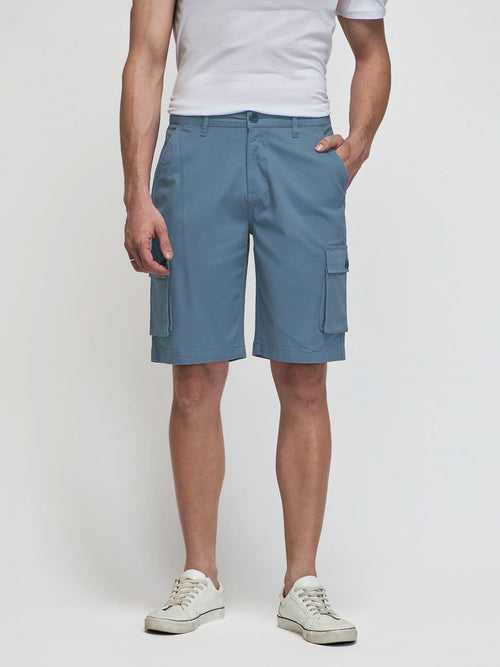 Cotton Twill Cargo Shorts