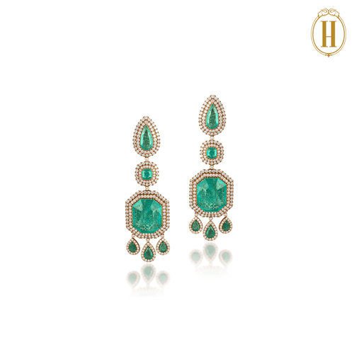 Legacy Emerald Heritage Statement Earrings