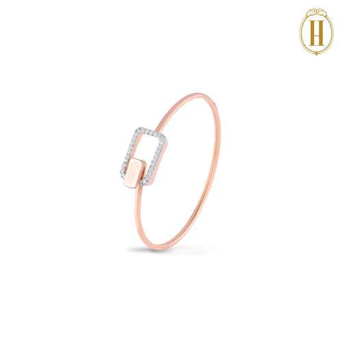 Bella Diamond Rectangle Openable Bracelet