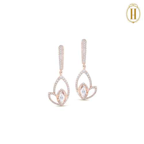 Bella Diamond Marquise Dangler Earrings