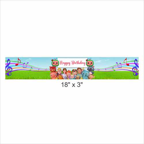 Cocomelon Theme Birthday Party Wrist Band For Kids