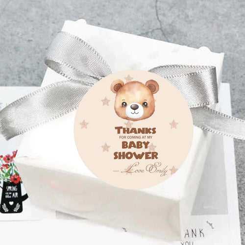 We Can Bearly Wait Baby Shower Party Decoration Thank You Tags