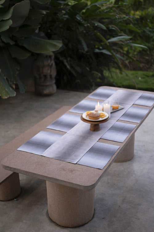 Edith Dining Set Set of a Table Runner and 8 Table Mats