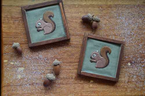 Squirrel Coasters | Veaves X Armatuer