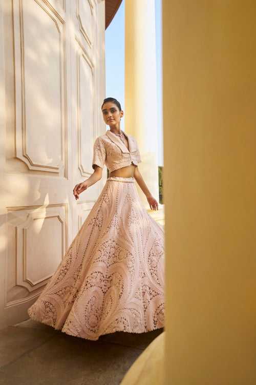 The XV Couture Cord Lehenga Set