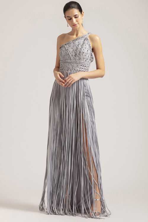 Alta Celestial Fringed Gown