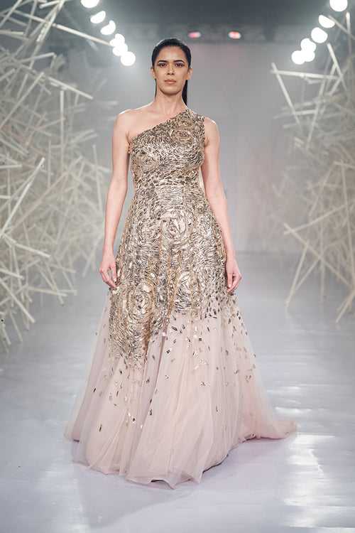 Rosa rosegold gown