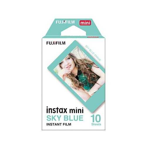 Instax Mini Designer Film - Sky Blue Frame (10 sheets)