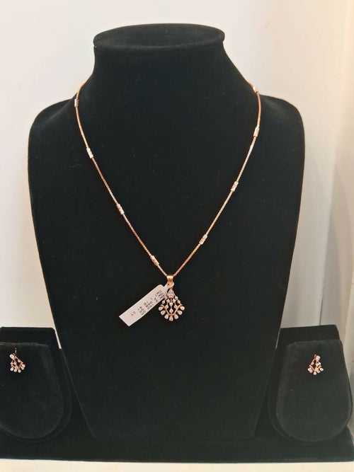 Diamond Pendant Set