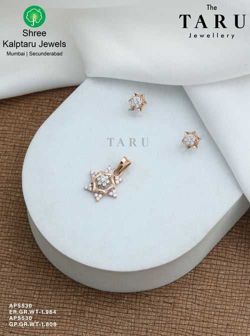 Rose Gold Pendant Set