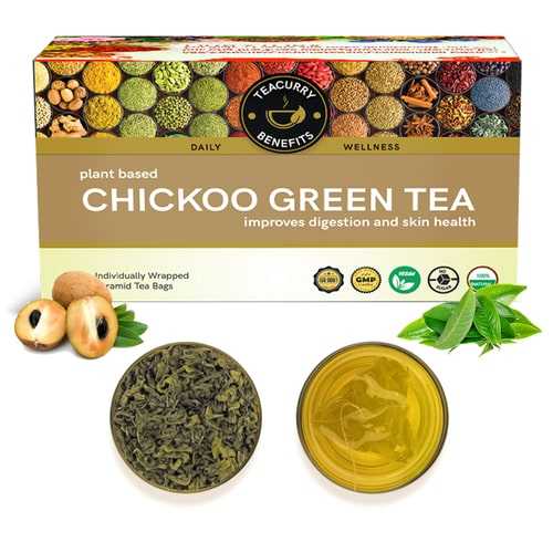 Chickoo Green Tea - Helps to boost metabolism & improve brain function