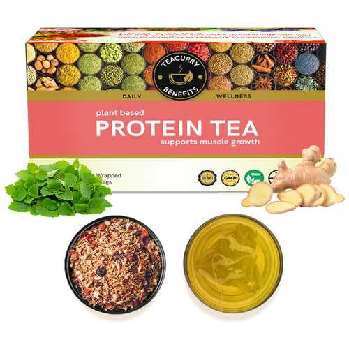 Plant Based Protein Tea – No added sugar, Faster Muscle Recovery & Improved Strength – 100% Natural Premium Protein