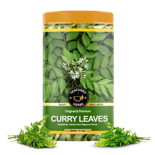 Curry Leaves (Gluten Free), Naturally Air Dried Herbs - For Strengthening Bones, Osteoporosis, Beautiful Hair & Skin