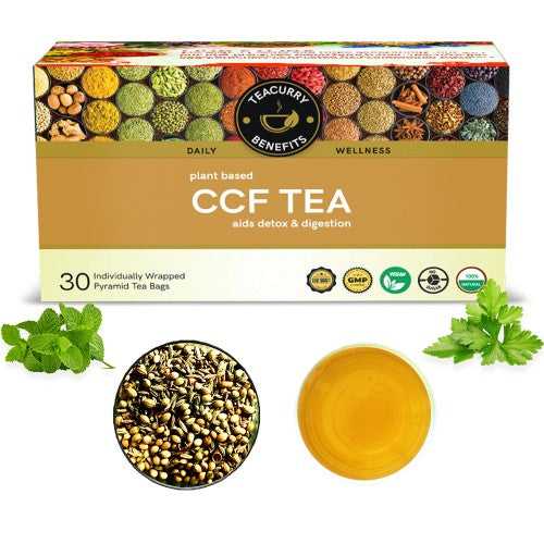 CCF Tea - Cumin Coriander Fennel Tea for Migraine, Headaches, Digestive Health