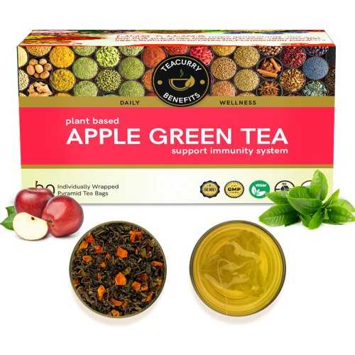 Apple Green Tea - Helps in weight management and enhances immune system