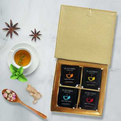 Couple Wellbeing Gift Box - Tea Gift Set (16 Teabags)