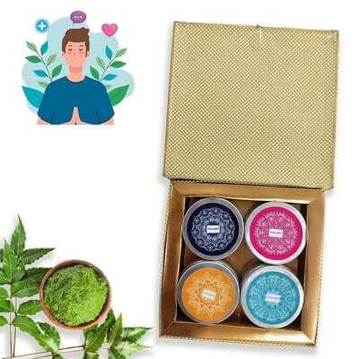 Men Wellbeing Gift Box - Tea Gift Set (100 Grams Loose)