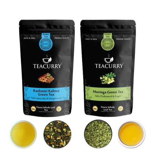 Detox Green Tea Combo - For Weight Loss, Detox, Immunity (50 grams each)