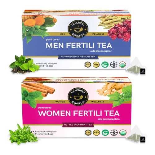 Men Women Fertility Tea Combo with Diet Charts