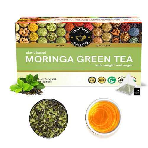 Moringa Green Tea - Helps in Weight Loss, Skin Glow