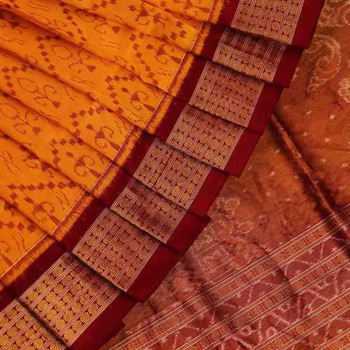 Handloom Sambalpuri Ikkat Silk Saree