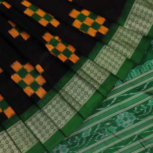 Handloom Sambalpuri Ikkat Silk Saree