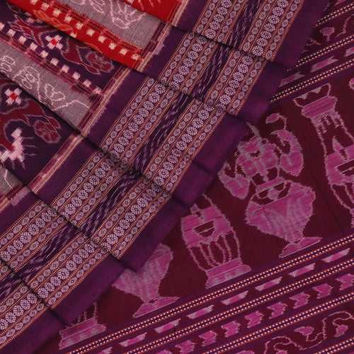 Handloom Sambalpuri Cotton Ikkat  Saree