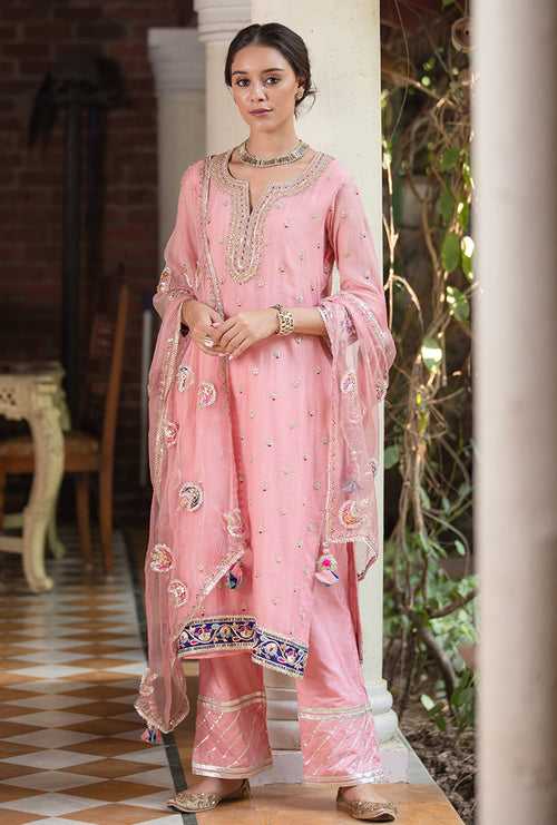 Pink Chaand Hasrat Kurta Set