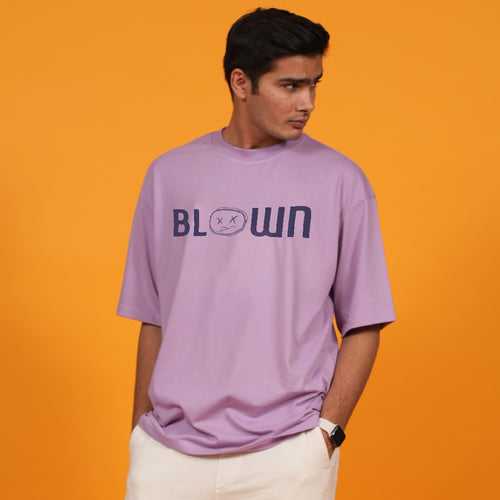 BLOWN LAVENDER OVERSIZED T-SHIRT