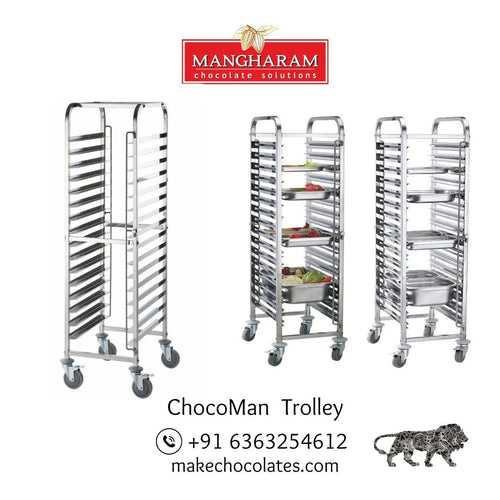 ChocoMan Stainless Steel Trolley - Set of 2 nos.