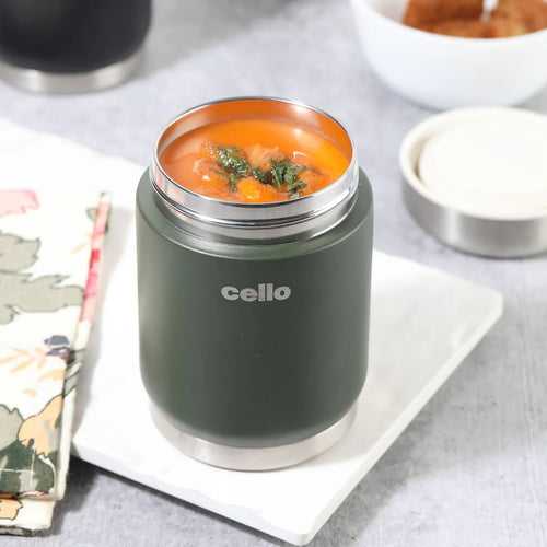 Cello Duro Supee Flask Insulated Soup Jar - 400 ML