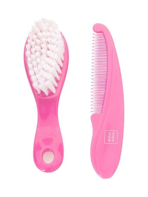 Mee Mee Comb and Brush Set - Pink