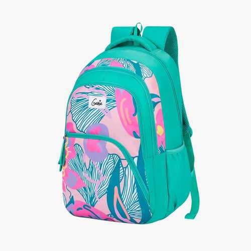 Genie Paradise 36L Teal Laptop Backpack With Raincover