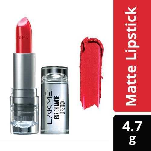 Lakme Enrich Matte Lipstick, Shade RM18, 4.7g