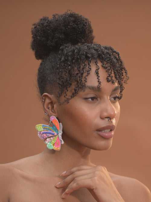 Flutterby Beaded Earrings