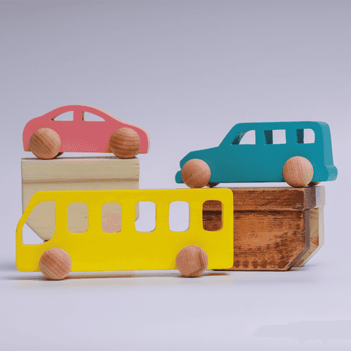 Wooden Vehicle Set